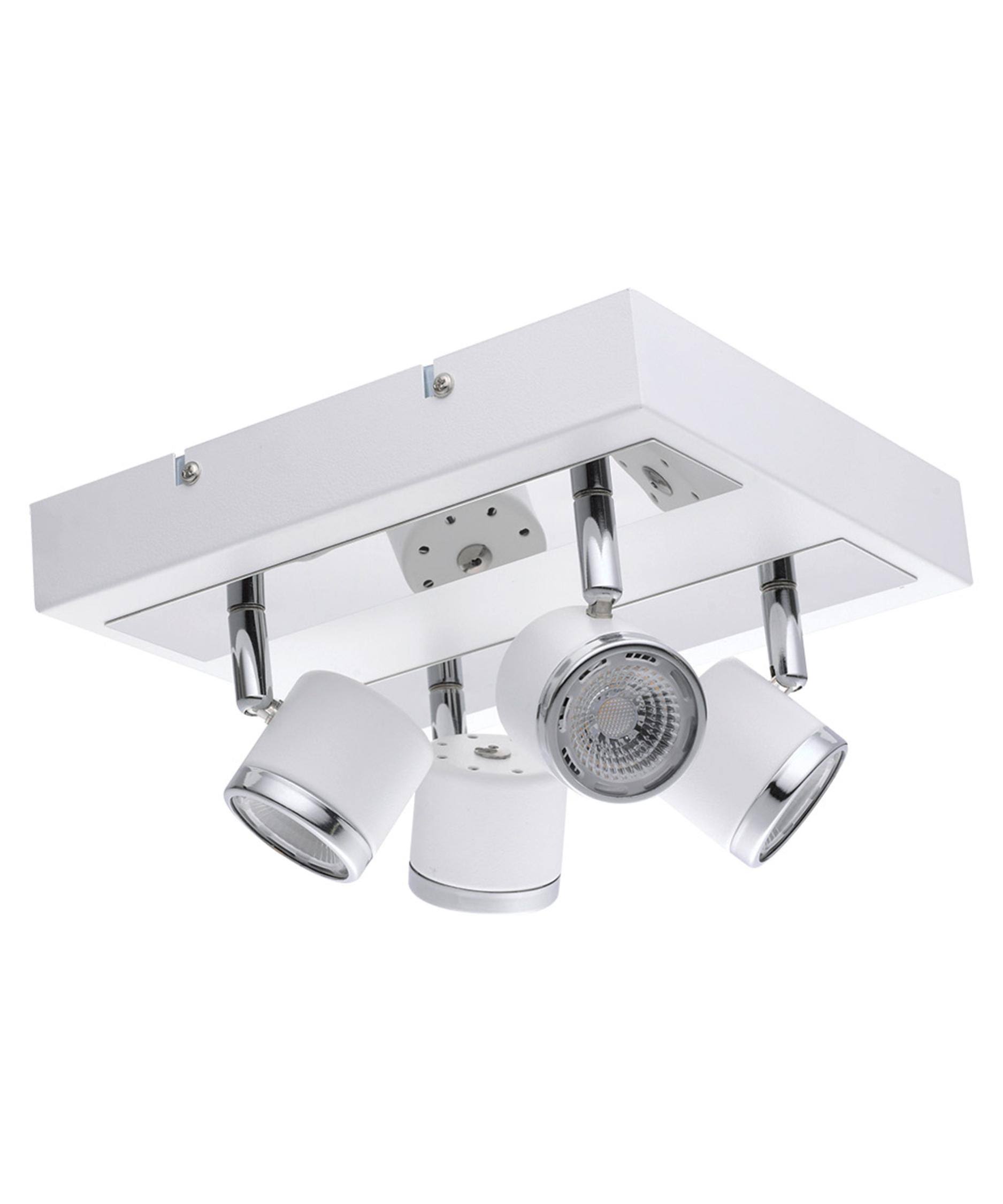 Eglo Lighting 94559A Pierino 1 LED Track Light, White / Chrome