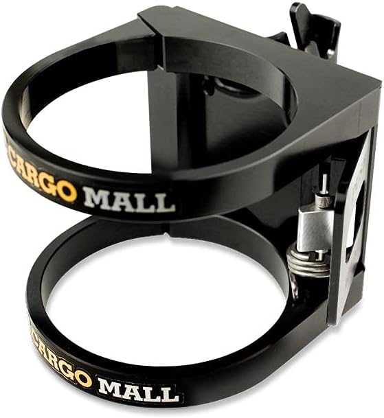 DC Cargo Mall E-Track Fire Extinguisher Bracket for Truck and Trailer - for 2.5 lb. Fire Extinguisher - Quick-Release Technology - E Track Accessories Pack of 2