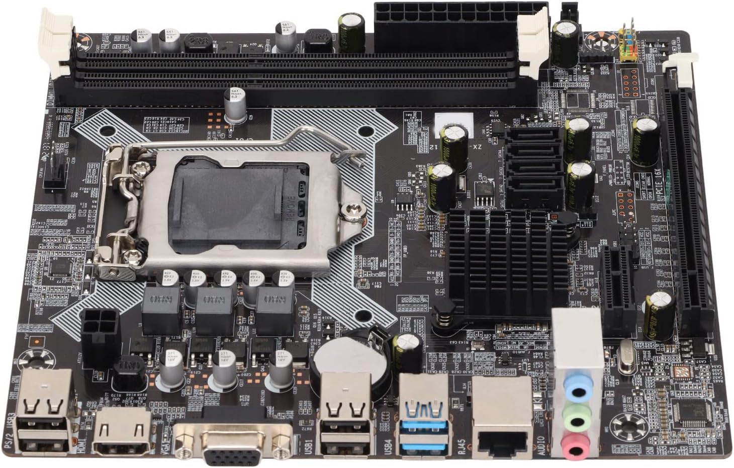 H81 V2 PC Gaming Motherboard, All Excicon Capacito USB3.0 SATA3.0 Fine Workmanship Simple Installation RTL8105e 100M Net Card Chip Computer Motherboards