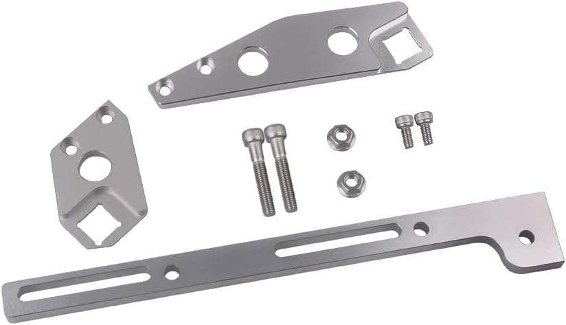 WonVon LS Adjustable Throttle Cable Bracket LS1 102mm Sheet Metal Intake Manifold Billet Aluminum with Cathedral Ports for Chevrolet Corvette Camaro 551446 551447 870016 870017 820031 832142