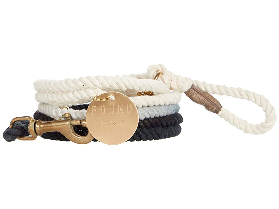 Found My Animal Rope Dog Leash Adjustable Dog Collar Black Ombre : LG (16x22 Long)