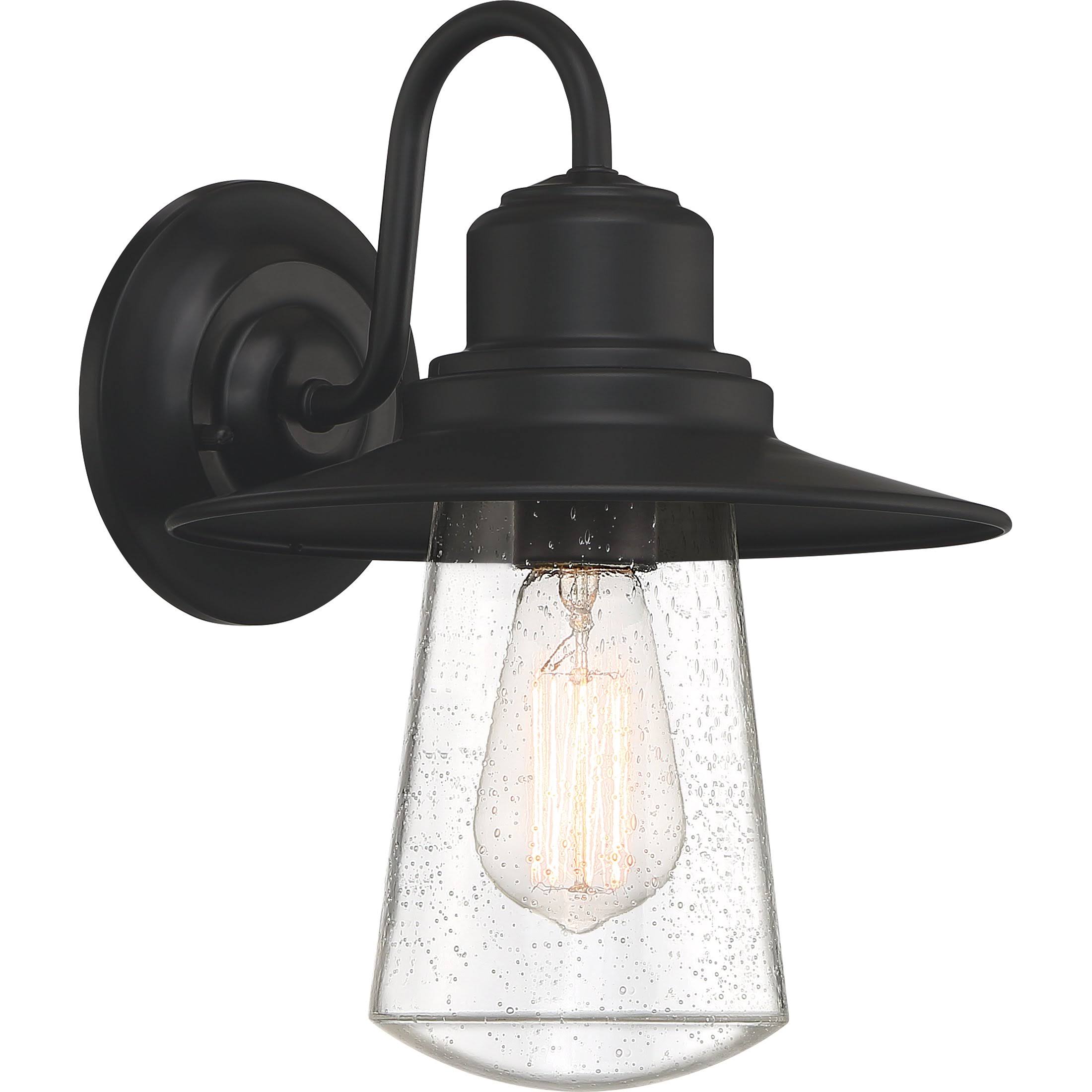 Quoizel - RAD8410MBK - One Light Outdoor Wall Lantern - Radford - Matte Black