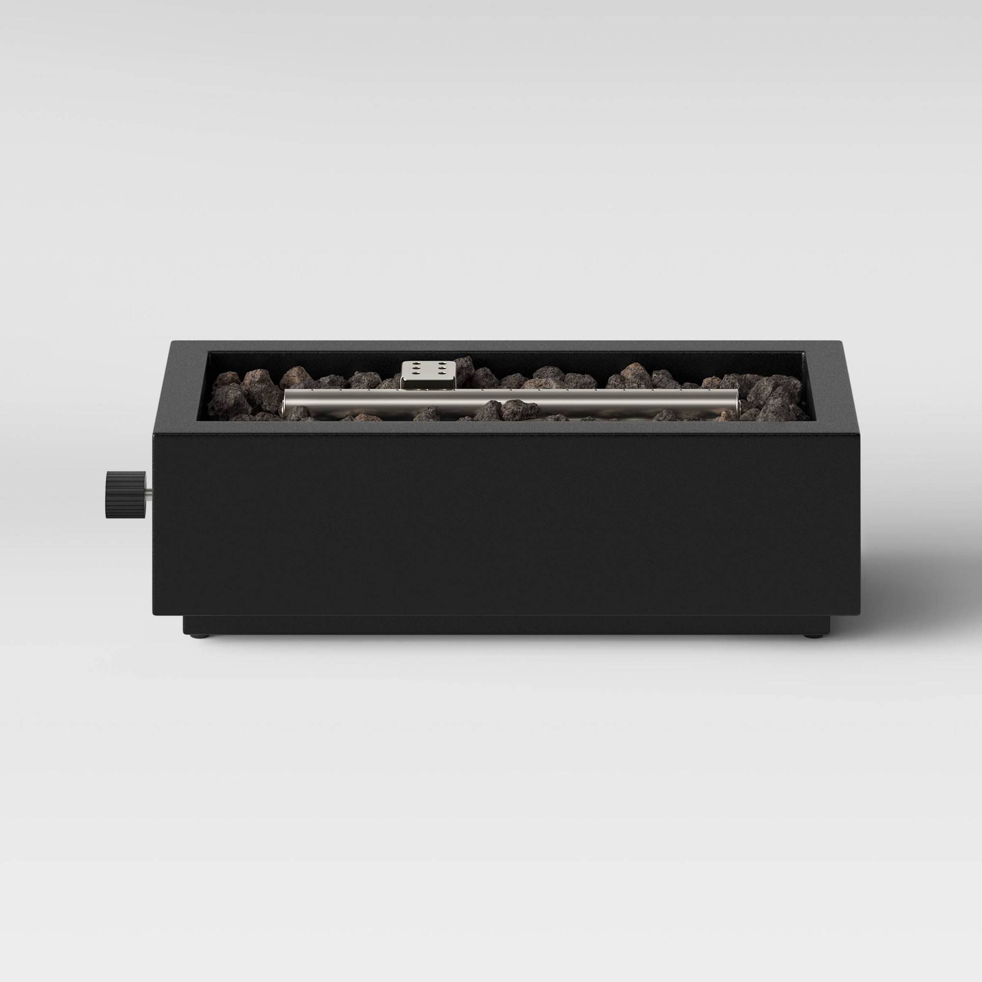 Two Harbors 14x22 Patio Tabletop Fireplace - Black - Project 62