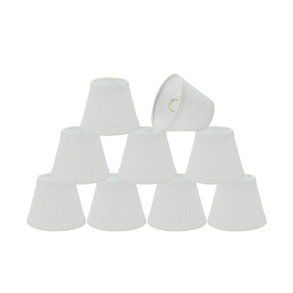 Aspen Creative CORPORATION 5 in. x 4 in. White Hardback Empire Lamp Shade (9 Pack)