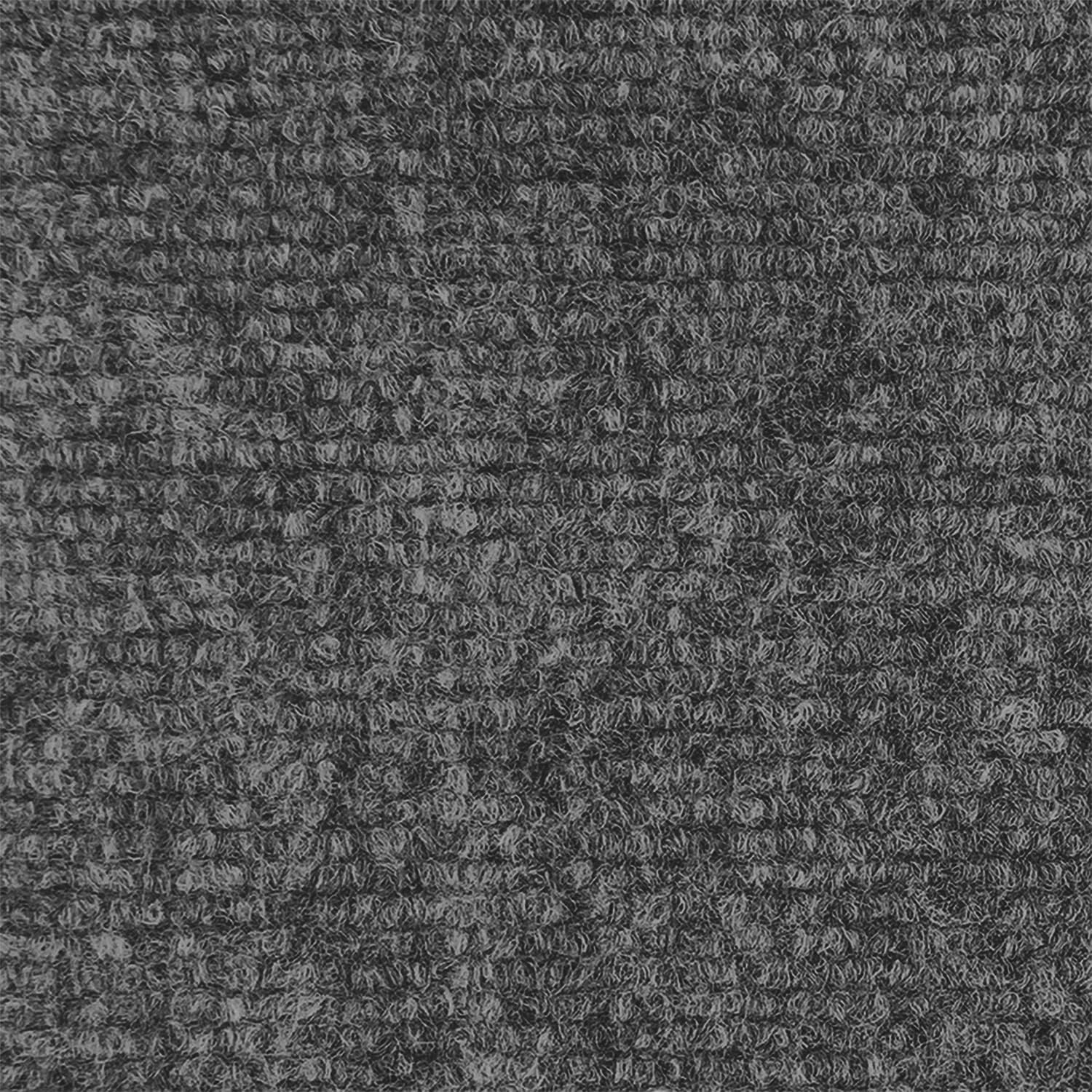 House, Home and More Indoor Outdoor Carpet with Rubber Marine Backing - Gray - 6 Feet x 50 Feet