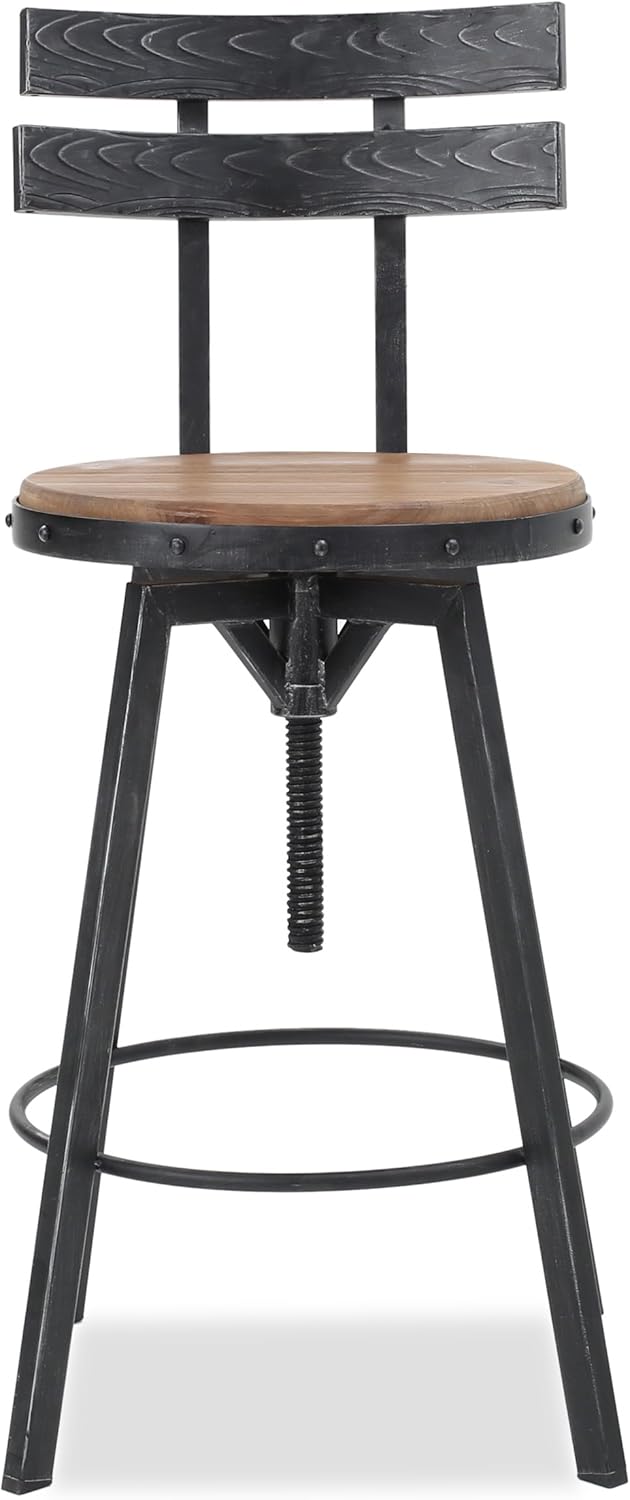 Christopher Knight Home Alanis Firwood Barstool, 39
