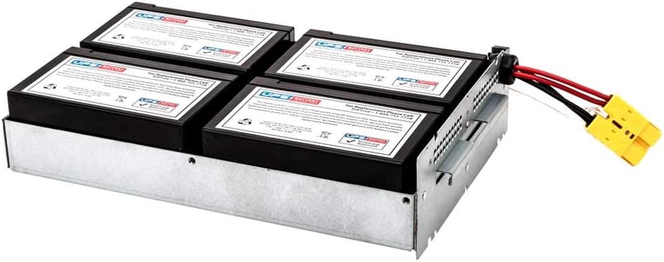 New RBC24 Battery Pack for APC Smart-UPS 1500 RM 2U 120V SUA1500RM2U Compatible Replacement by UPSBatteryCenter