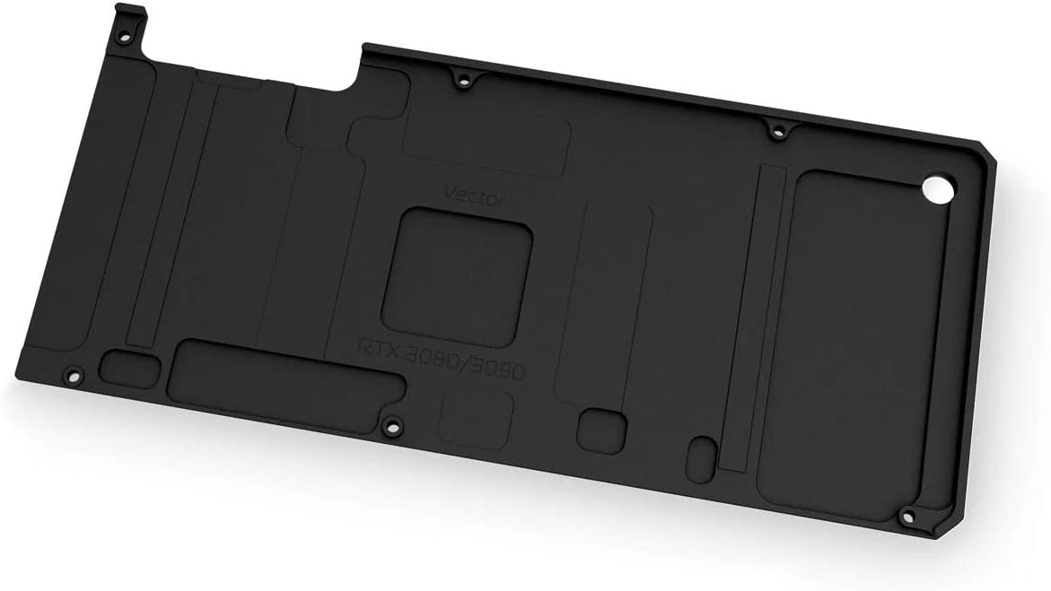 EKWB EK-Quantum Vector RTX 3080/3090 GPU Backplate, Black Pack of 2