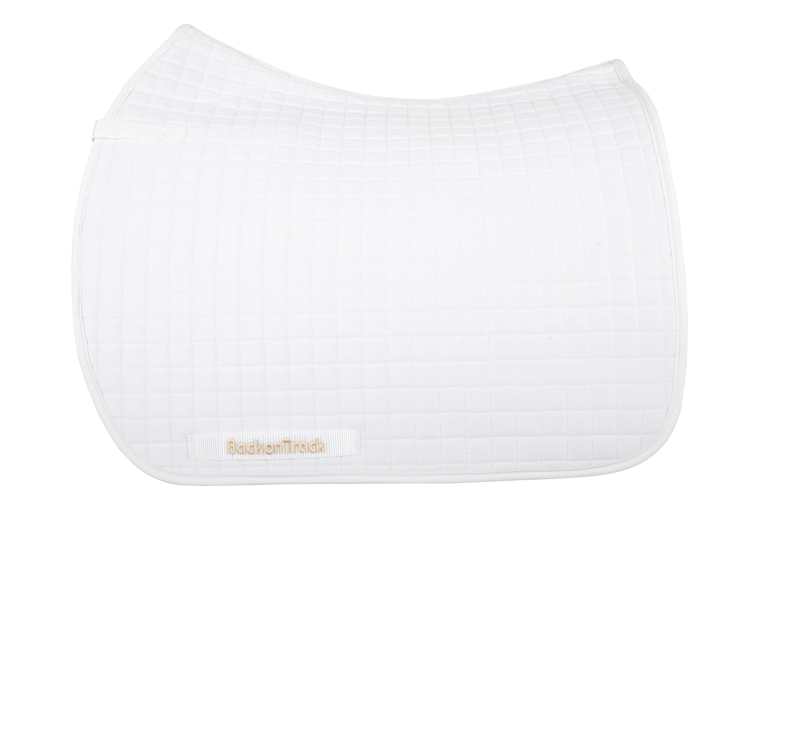 Back on Track Dressage Saddle Pad - White