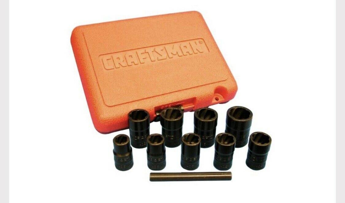 Craftsman 10 pc. Impact Grade Bolt-out Damaged Bolt/Nut Remover