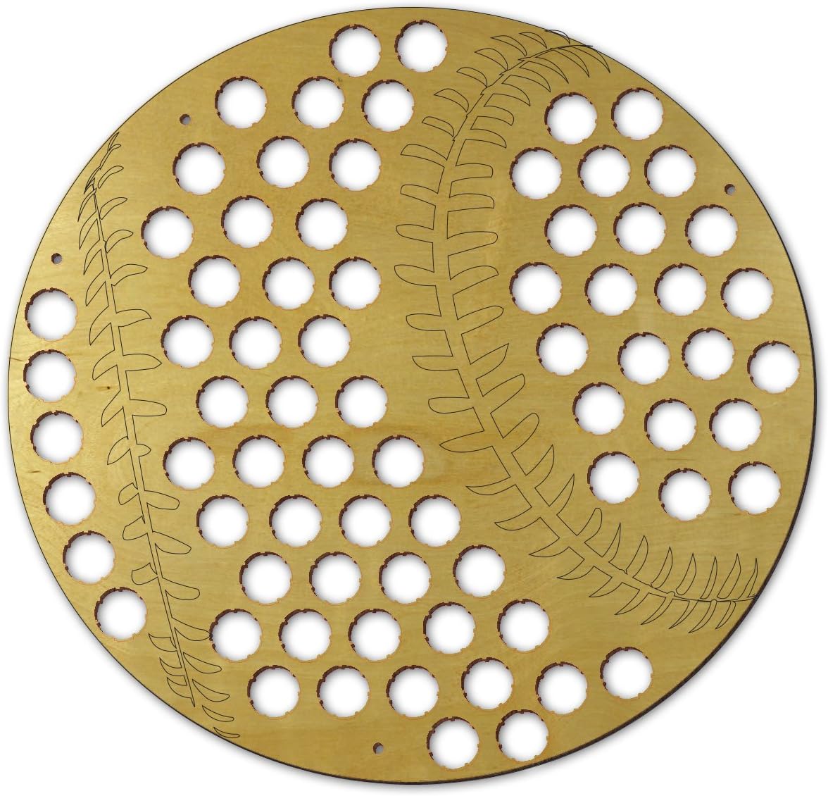 Torched Beer Cap Holder | Wall Mount Beer Cap Catcher | Beer Cap Decor Display Art | A Great Gift for Men, Beer Lovers, and Collectors (Baseball) Pack of 2