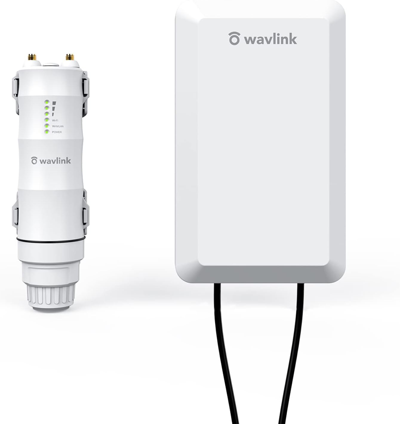 WAVLINK Outdoor WiFi Extender,N300 WiFi Extender Outdoor Long Range WiFi Access Point with PoE Powered for Backyard,Support Point to Point Wireless Bridge/Gateway/Router/AP Mode,Up to 64 Devices