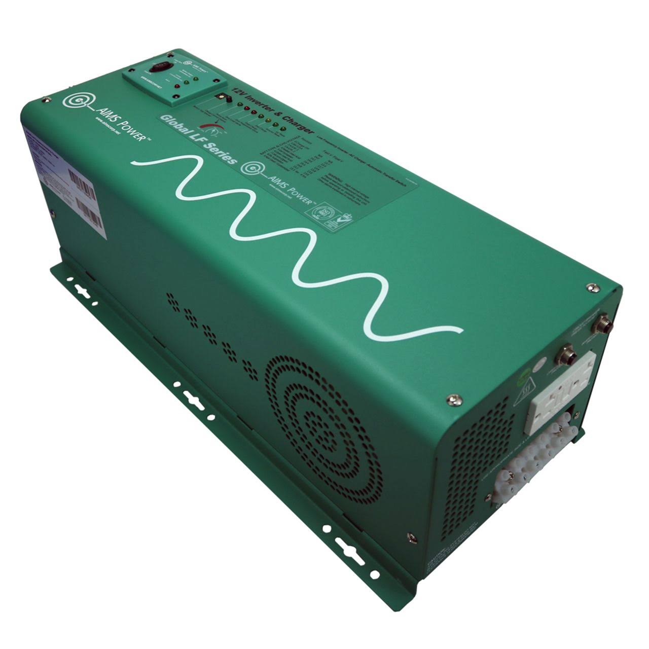 Aims 2500 Watt Pure Sine Inverter Charger 12 VDC to 120 VAC