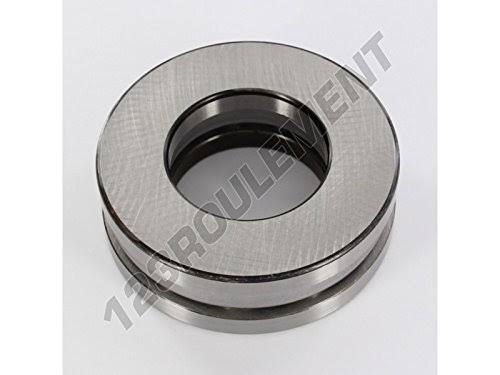 SKF 51311SKF Grooved Race Thrust Bearing, 3 Piece, ABEC 1 Precision, 90? Contact Angle, Open, Steel Cage, Metric, 55mm Bore, 105