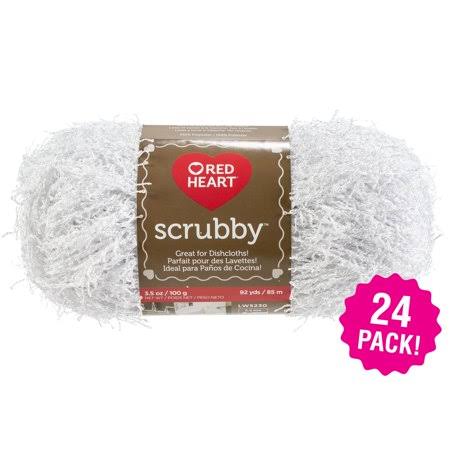 Red Heart Multipack of 24 Coconut Scrubby Yarn