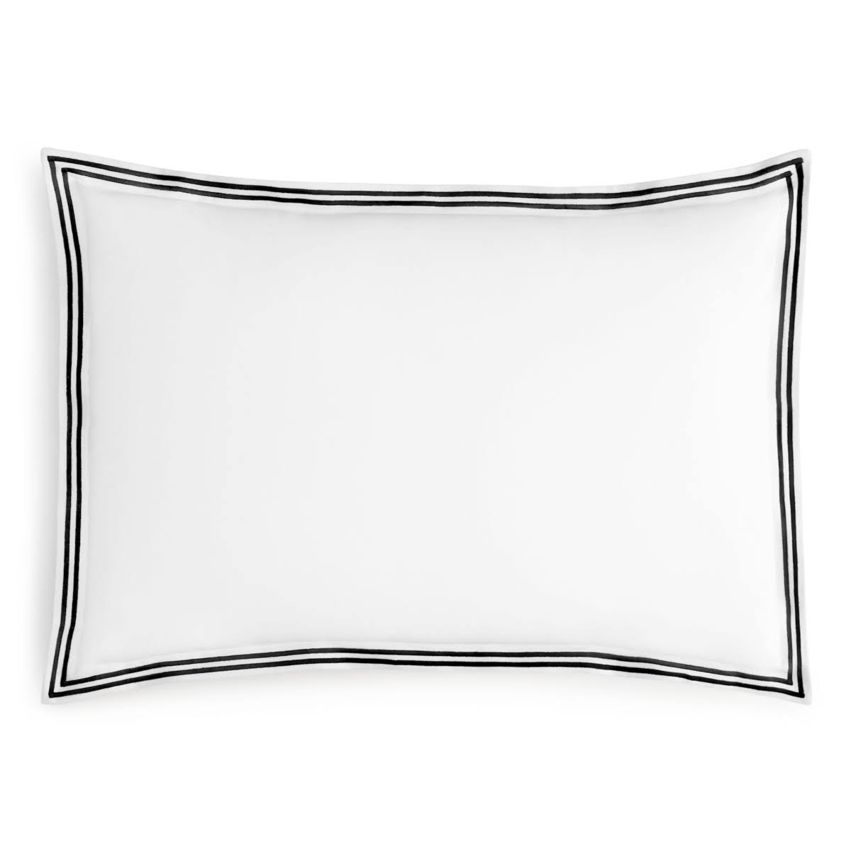 Hudson Park Italian Percale King Sham - 100% Exclusive - Black