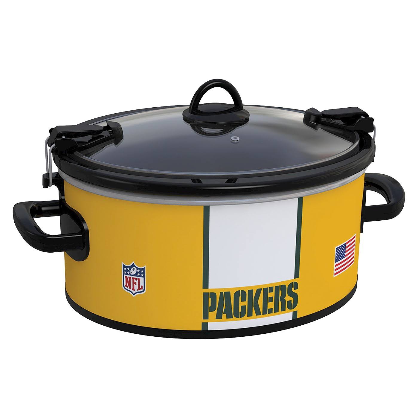 Crock-pot Green Bay Packers NFL 6-Quart Cook u0026 Carry Slow Cooker