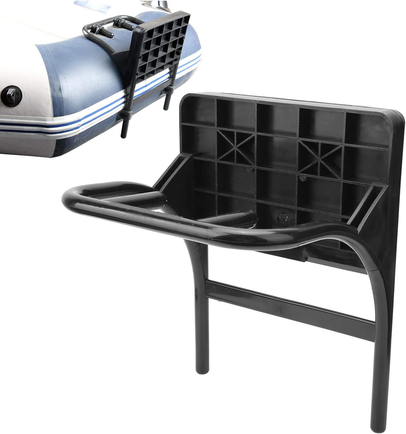 Tbest Kayak Outboard Motor Stand,Inflatable Boat Motor Mount Racket Set Fishing Kayak Outboard Motor Install Stand Pack of 2