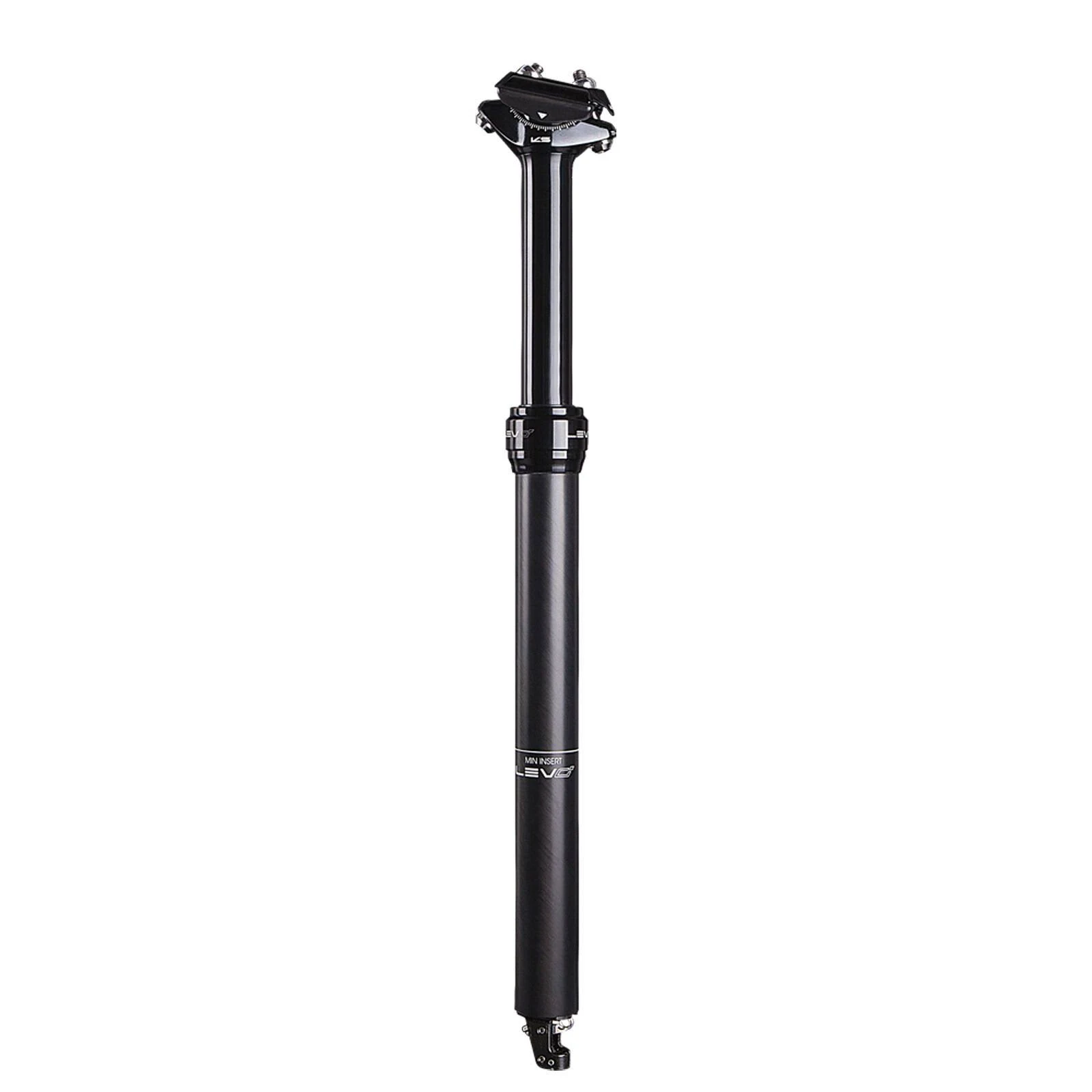 Kind Shock Lev Ci Dropper Seatpost, 30.9 x 390mm, 100mm, Black, No Remote