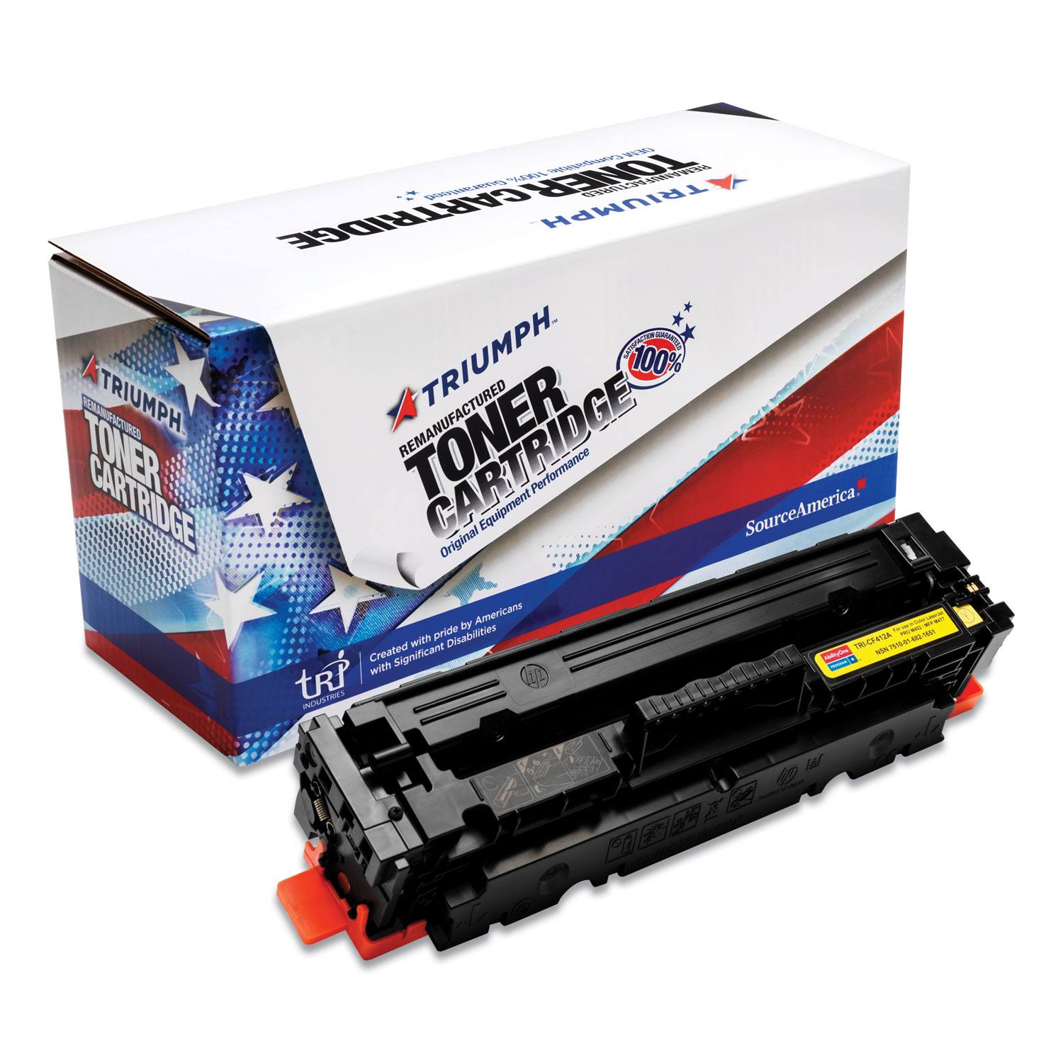 SKILCRAFT Remanufactured Toner Cartridge - Alternative for HP 410A - Yellow