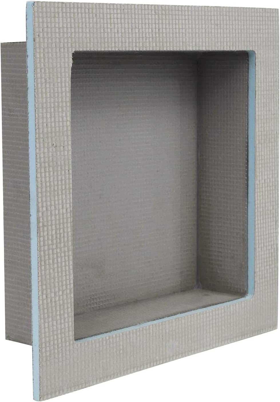 Houseables Shower Niche, Insert Storage Shelf, 12x12 Inch, Installation Size: 13”x13”, Grey, XPS Foam, Leak-Proof, Waterproof, Recessed Preformed Caddy, Tile Prefab Shelves for Bathroom, Prefabricated Pack of 2