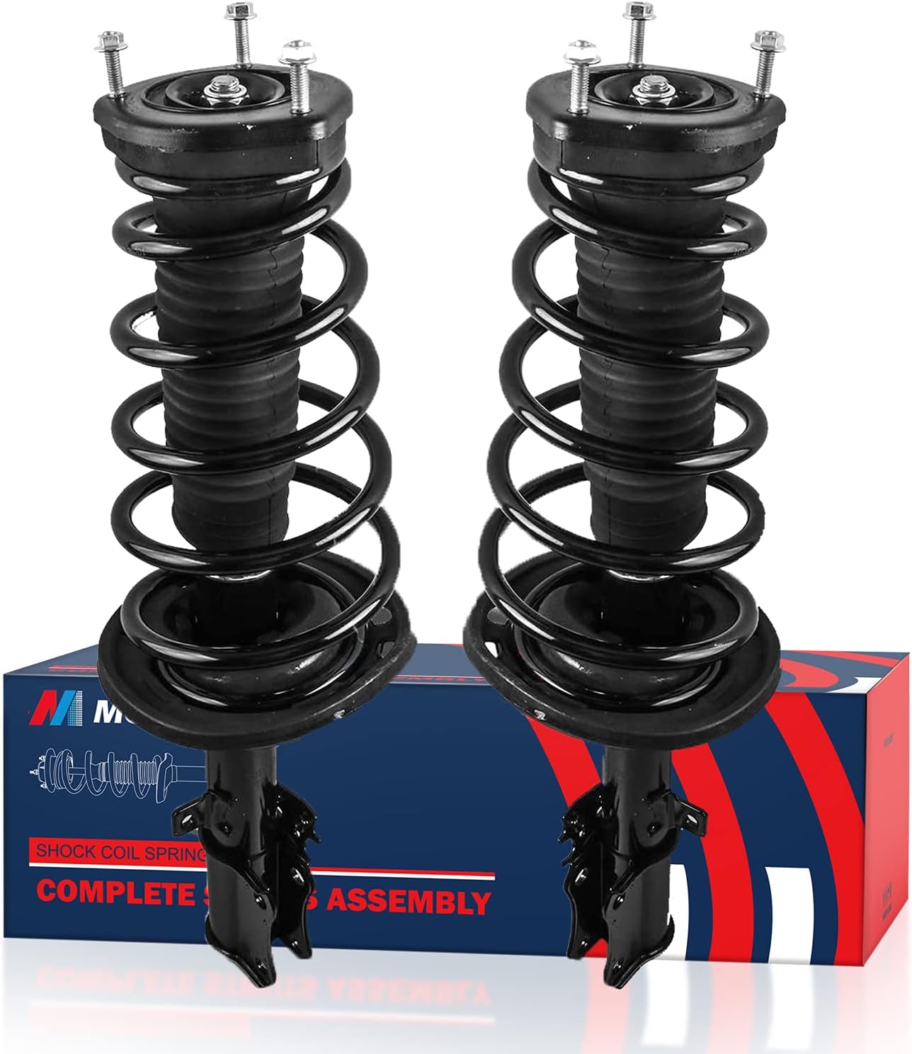 MOSTPLUS Rear Pair Complete Strut Spring Assembly Compatible for 2004 2005 2006 Toyota Camry Solara Lexus ES330 Replace 172207 172208