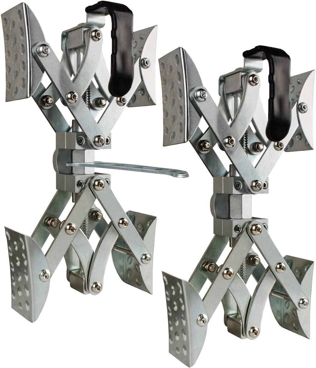 Sulythw X Chocks Wheel Stabilizer for Travel Trailers PRO [Specially Designed for Travel Trailers] Camper Wheel Chock Scissor Anti-Move Tire RV Accessories and Parts Multi-Function 2Pack Pack of 2