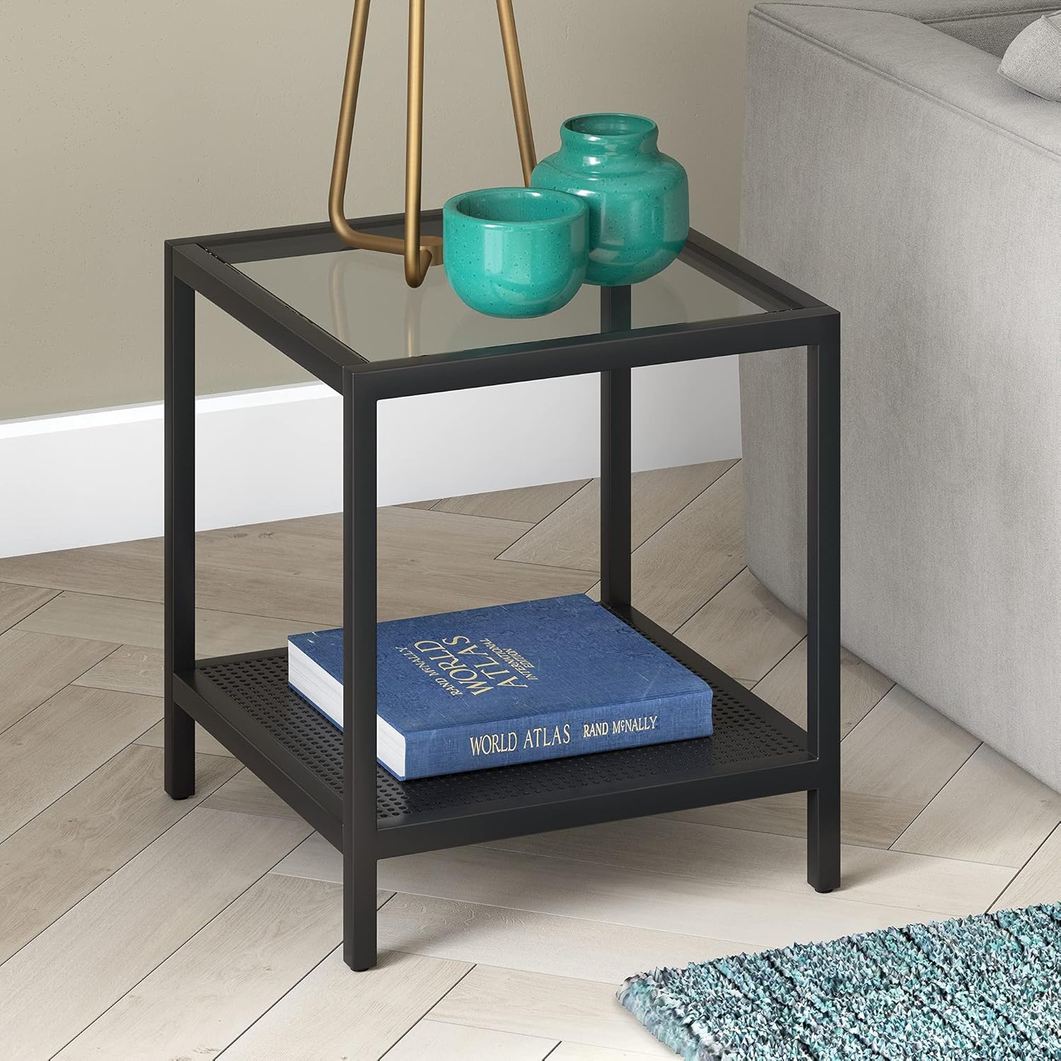 Henn&Hart Side Table, 1, Black