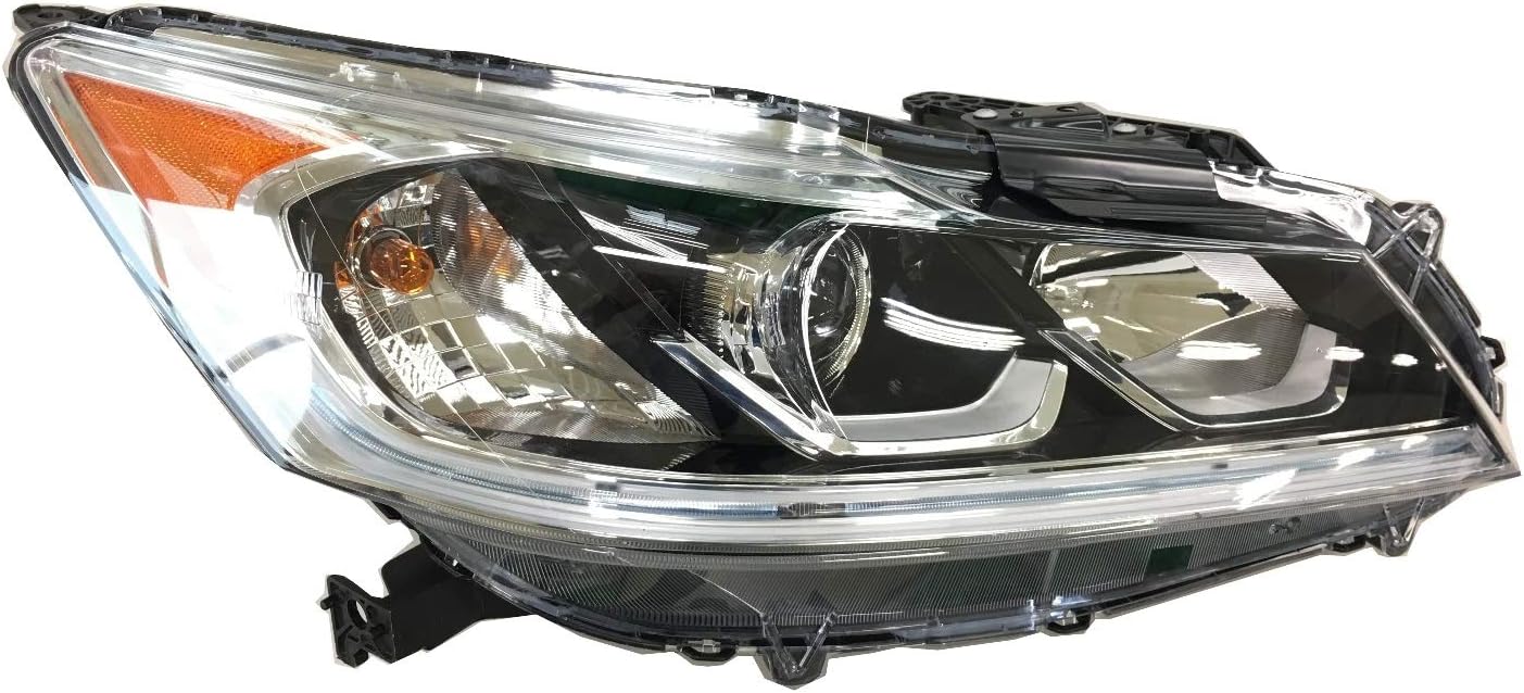 JP Auto Headlight Compatible With Honda Accord Hybrid 2017 Passenger Right Side Headlamp