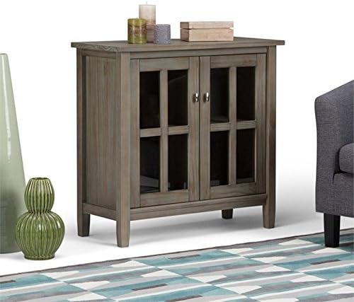 Atlin Designs Accent Cabinet in Distressed Gray