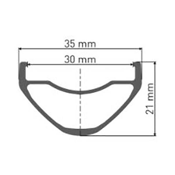 DT Swiss FR 1950 Wheel, 30 mm Rim - Black - 29 inch x 30 mm Front - 20