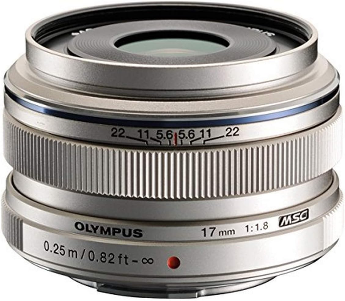 Olympus M.Zuiko Digital 17mm F1.8 Lens, for Micro Four Thirds Cameras (Black)