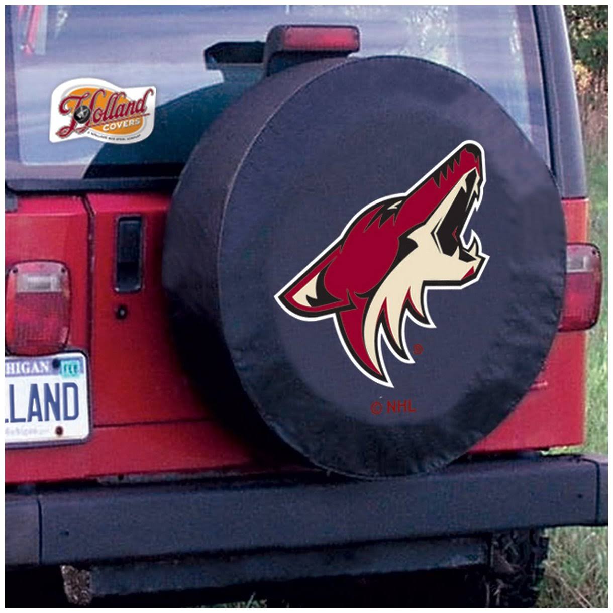 Arizona Coyotes Tire Cover, Black