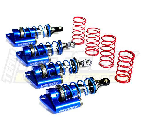 Integy Msr6 Blue Piggyback Shock (4) for Jato (L\x3d81mm)