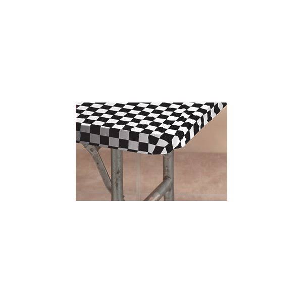 Kwik-Covers 48Pk-Blkw 42-48 inch Round Packaged Kwik-Cover-Black- White Check- Pack of 25