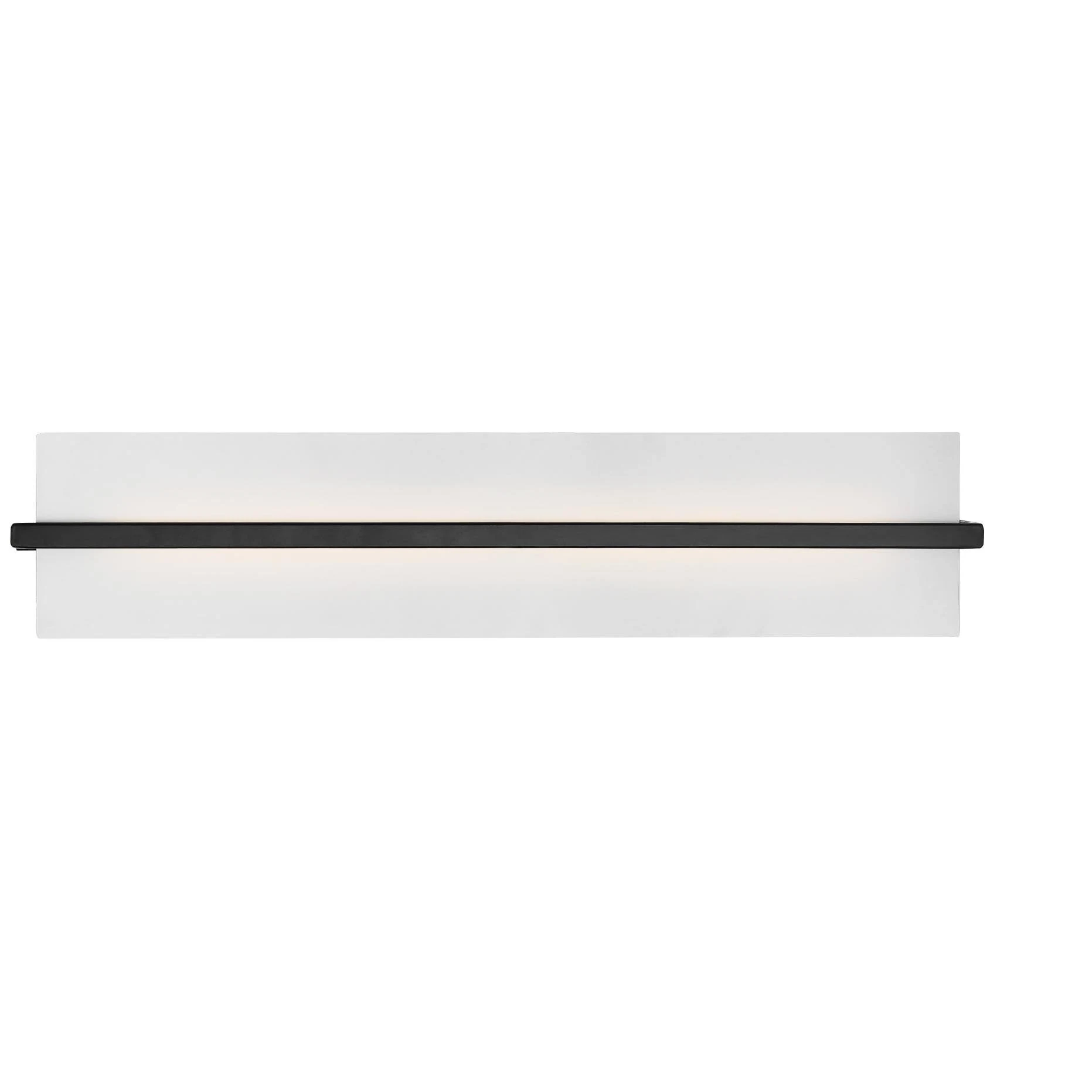 Park Harbor PHVL2271LED Eldred Single Light 24x22 Wide Integrated LED Bath Bar - Matte Black