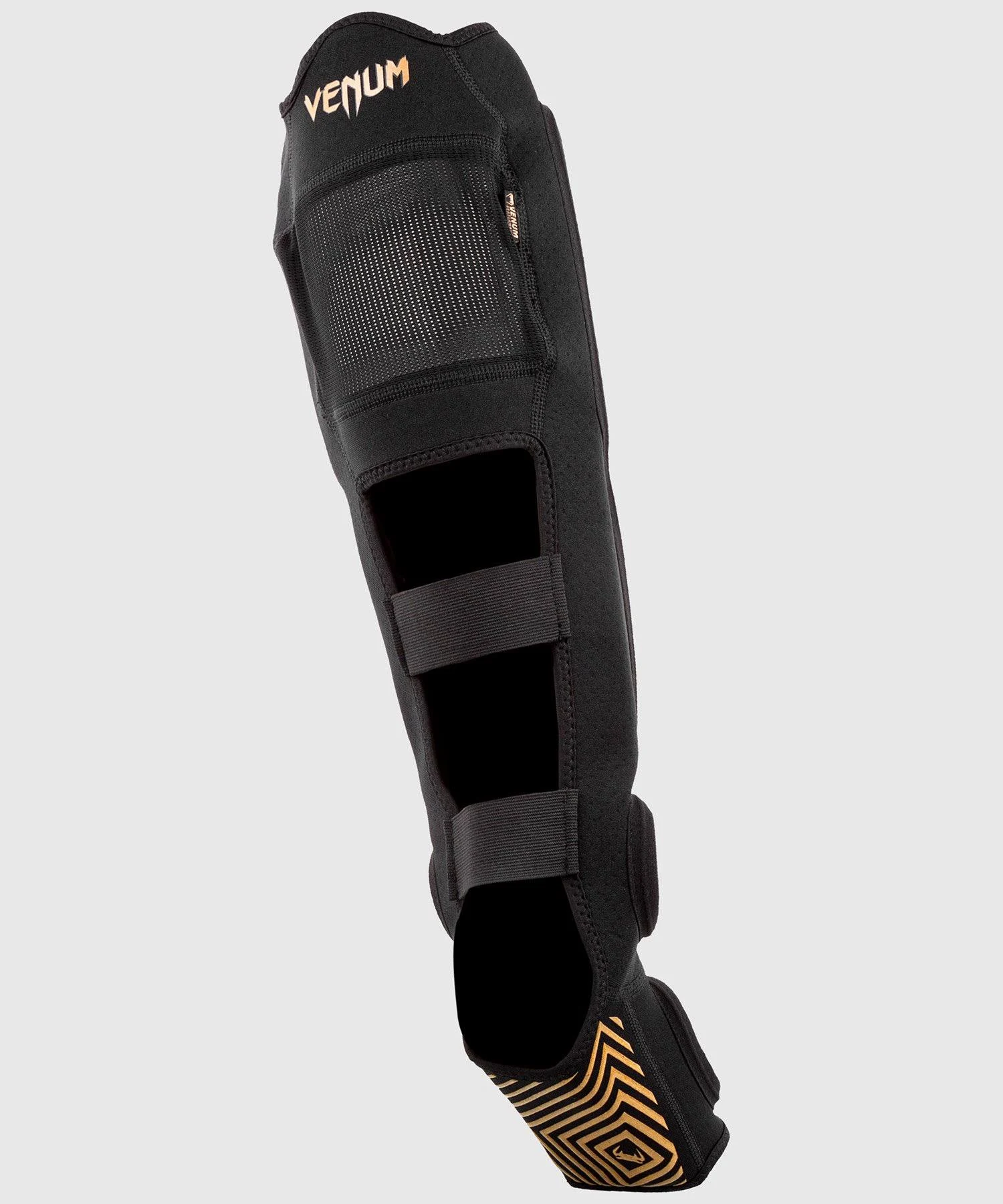 Venum Kontact Evo Shin Guards - Black/Gold Black/Gold / M/L