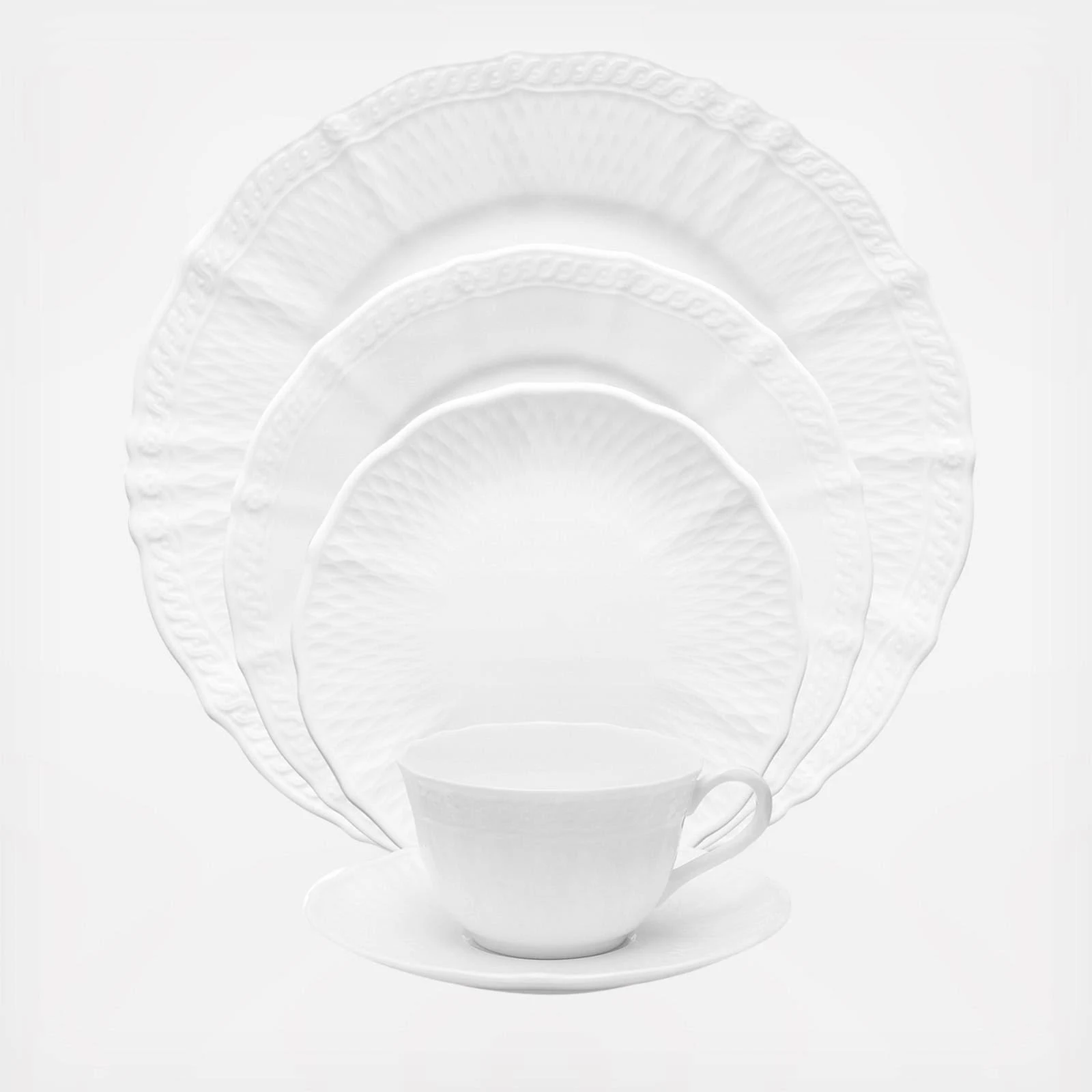 Noritake Cher Blanc 5-Piece Round Place Setting