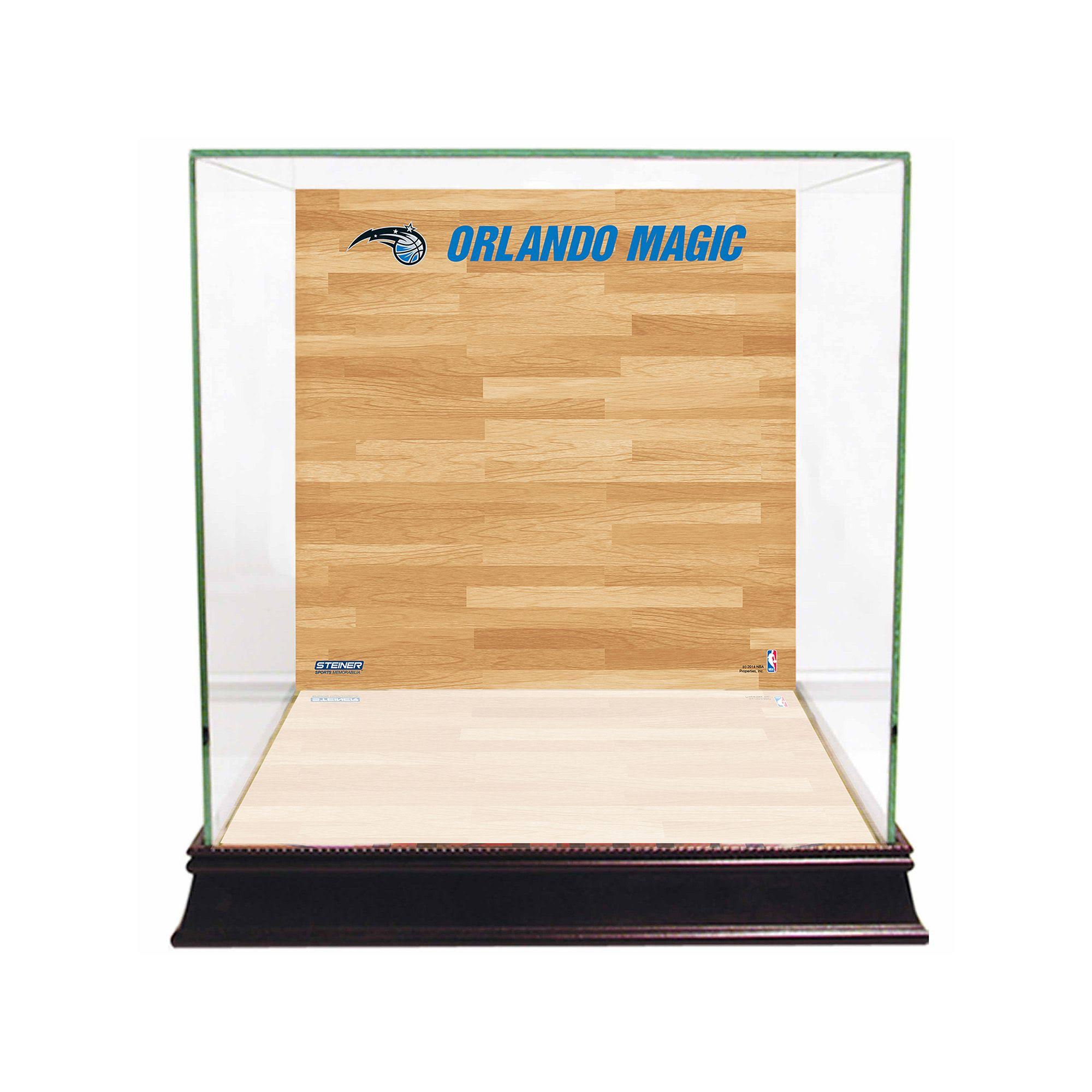 Steiner Sports Basketball Court Background CASE; Orlando Magic