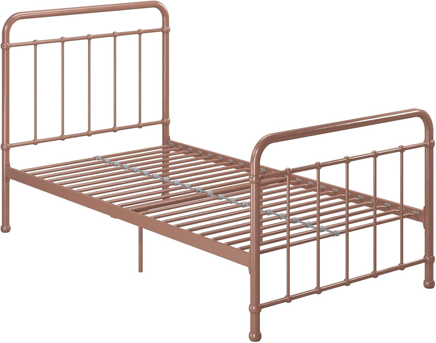 Max & Finn Karcey Loft Bed Metal Frame, Small Space Living, Black