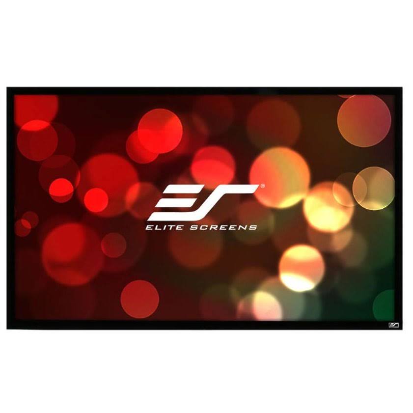 Elite Screens ezFrame Series R92WH1-A1080P3 Projection Screen - Black
