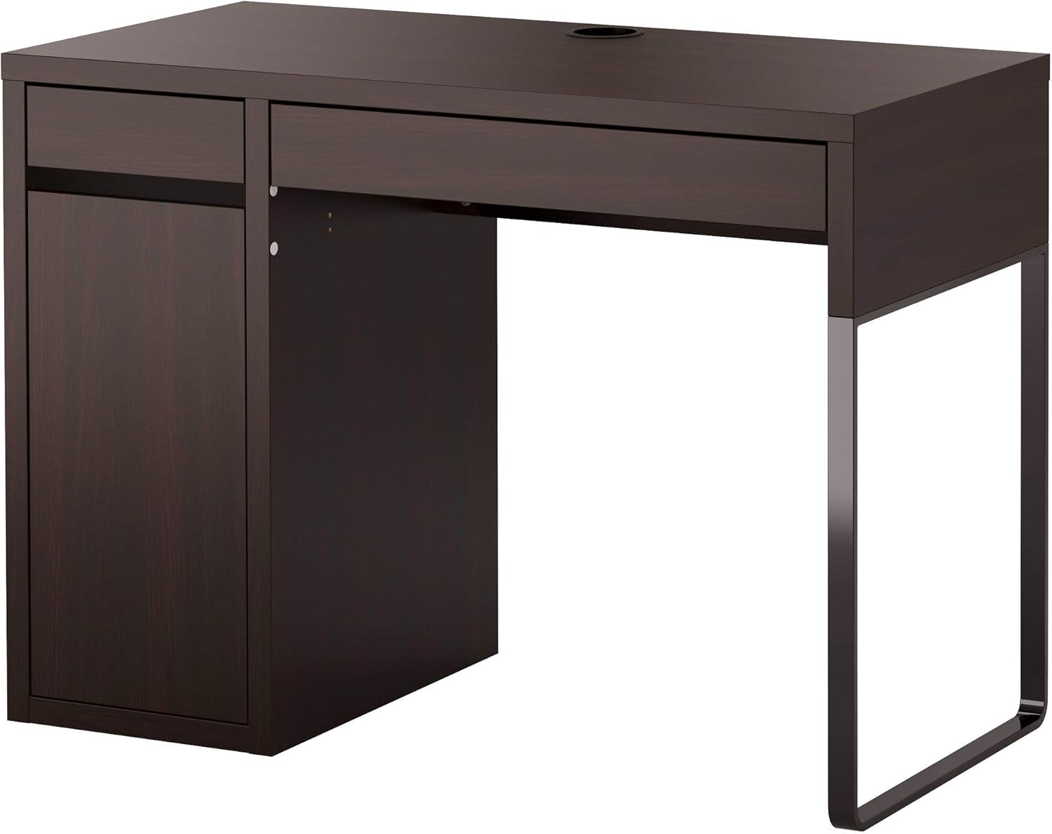 IKEA Micke Desk, Black-Brown