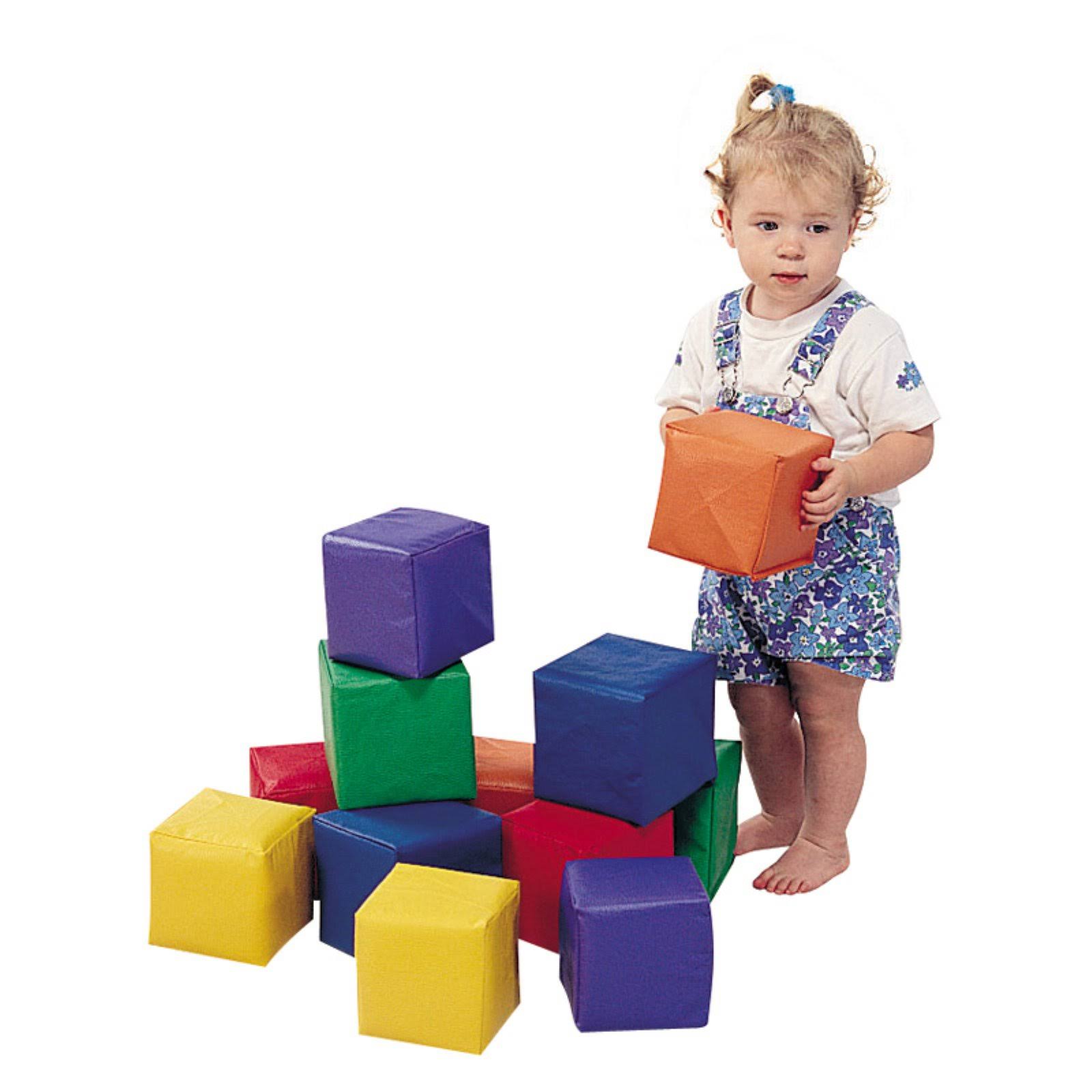 Children&s Factory Primary Toddler Baby 12-Blocks Set, Assorted Colors