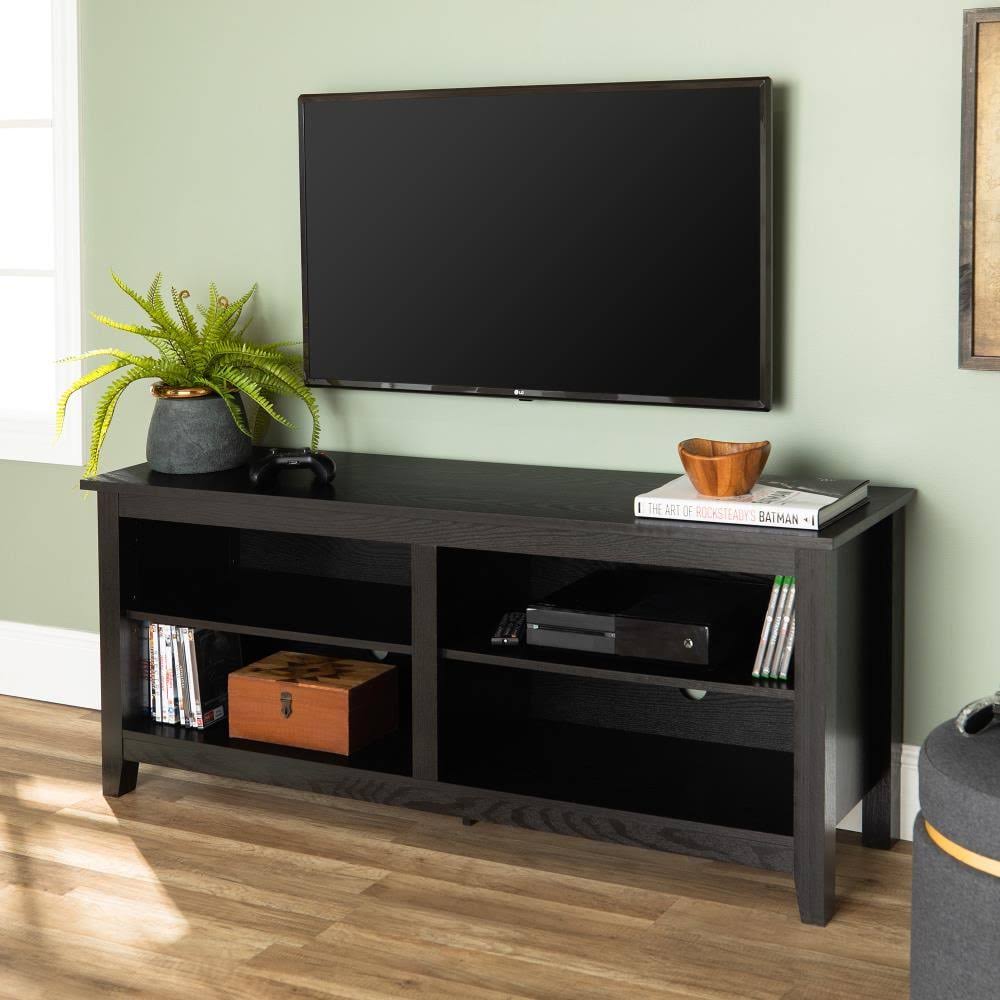 Walker Edison Black TV Stand | LW58CSPBL