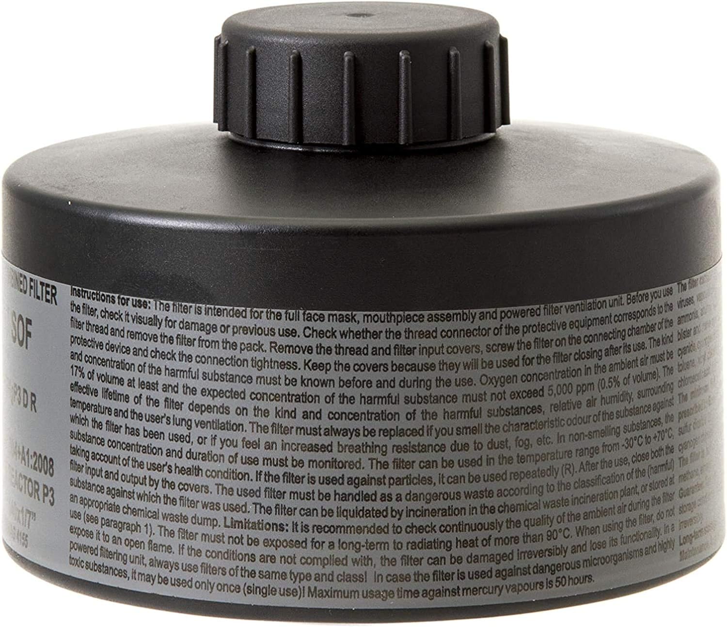 Certified CBRN filter 40 mm NATO with Longest shelf life. 20 years Pack of 2