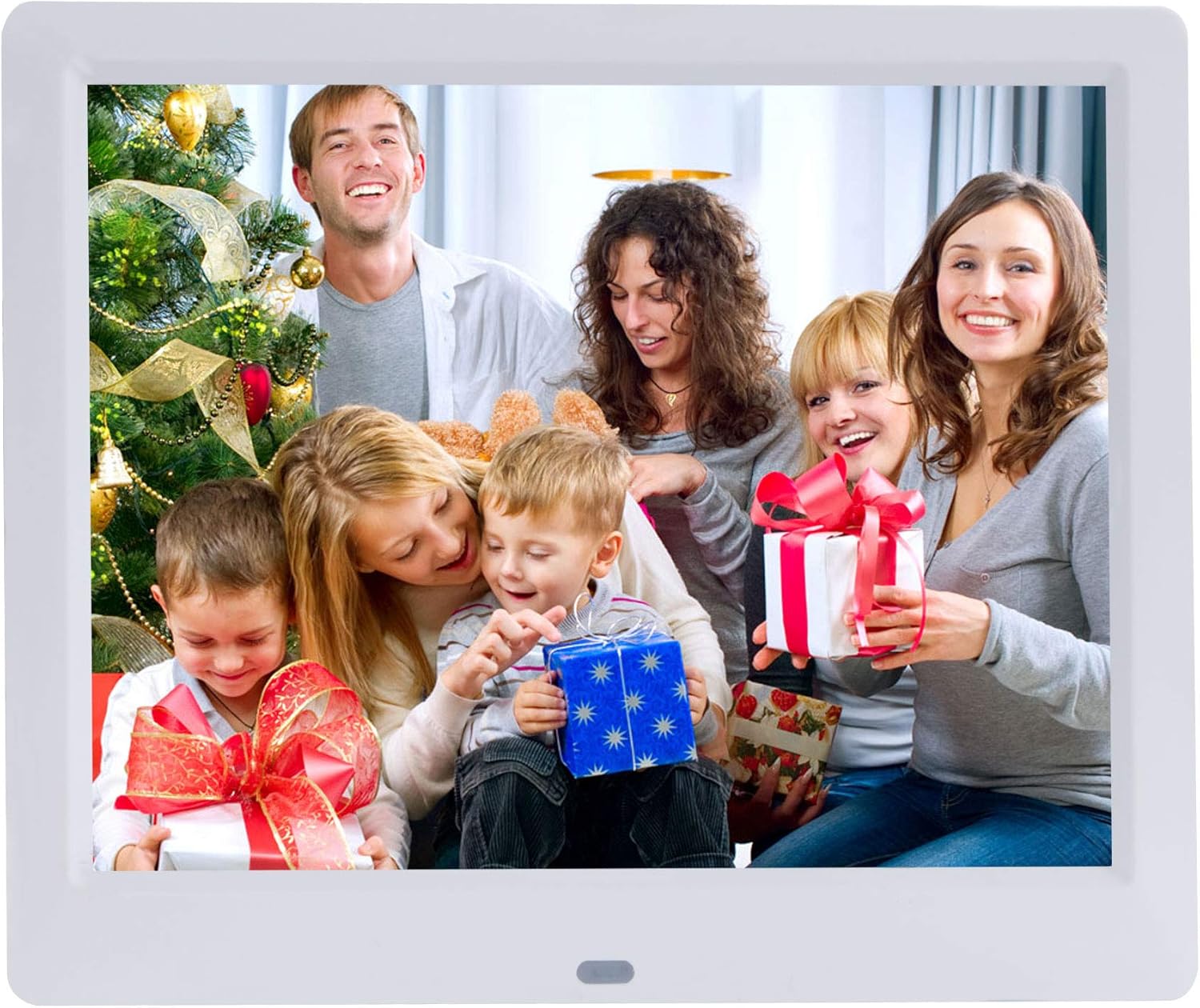 9-Inch Digital Picture Photo Frame 4:3 High Resolution IPS LCD Screen, MP3/Photo/Video Player with Remote Control Pack of 2