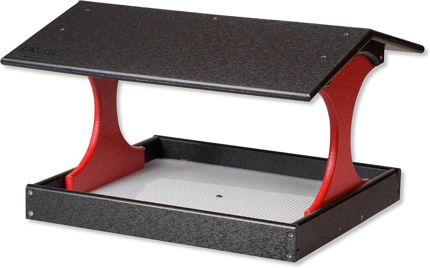 DutchCrafters Amish Poly Deluxe Fly by Bird Feeder (Black & Cedar)