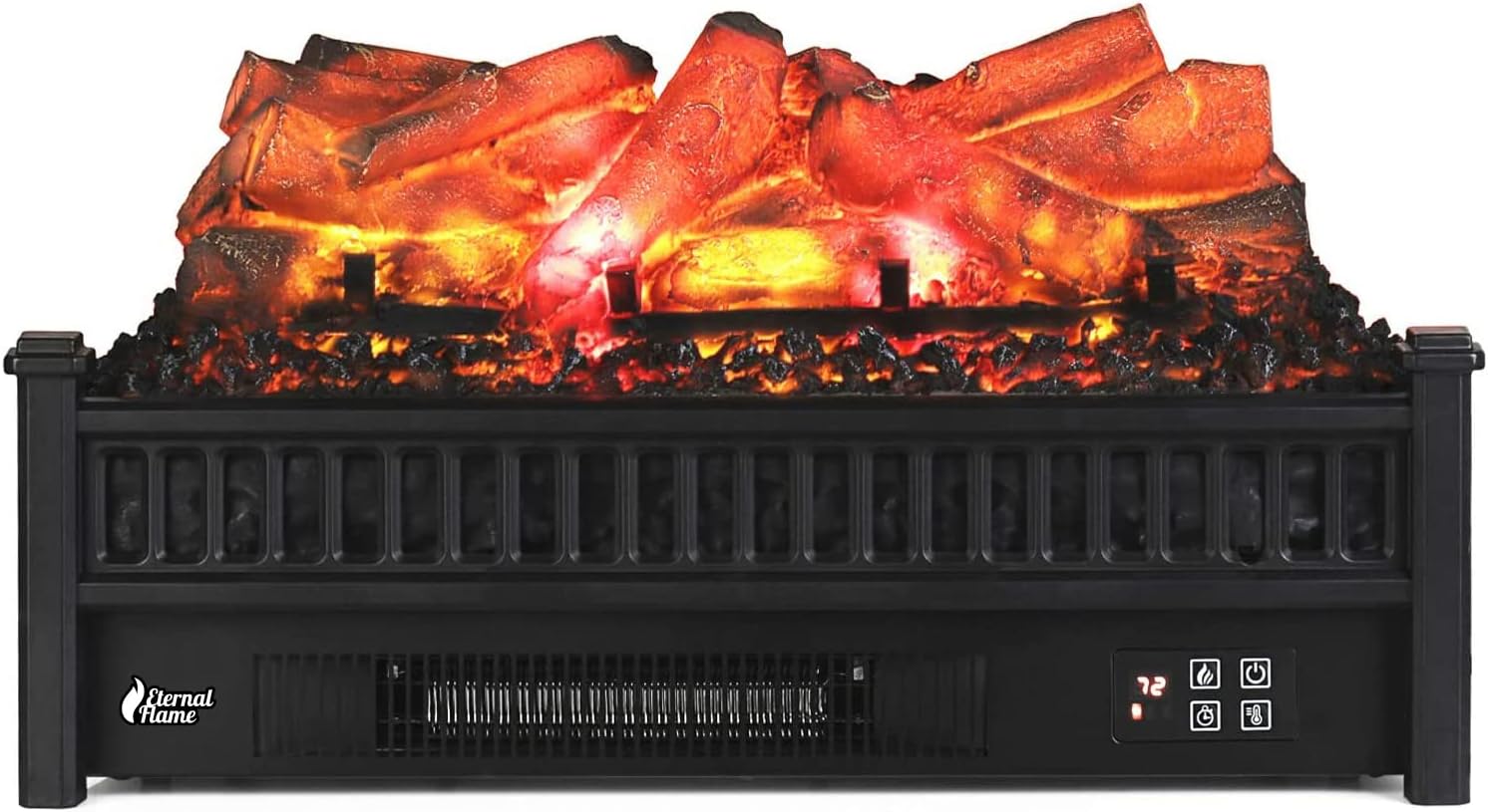 TURBRO Eternal Flame EF23-LG Electric Fireplace Logs, 23