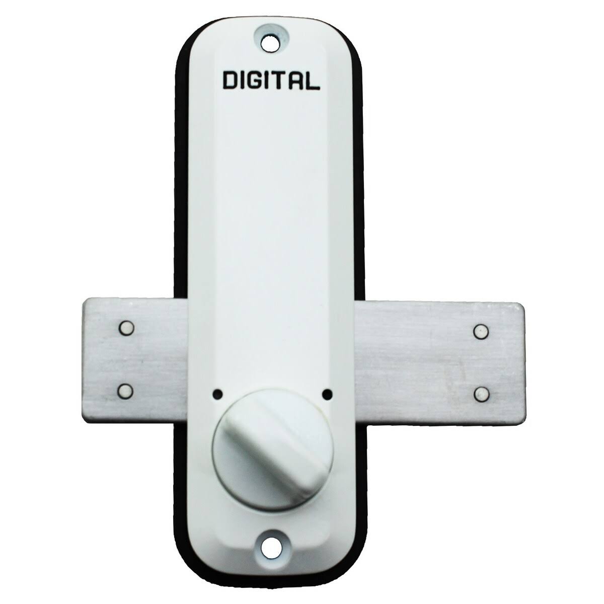 Lockey M-220-WH Mechanical Keyless Surface Mount Slide Deadbolt - White