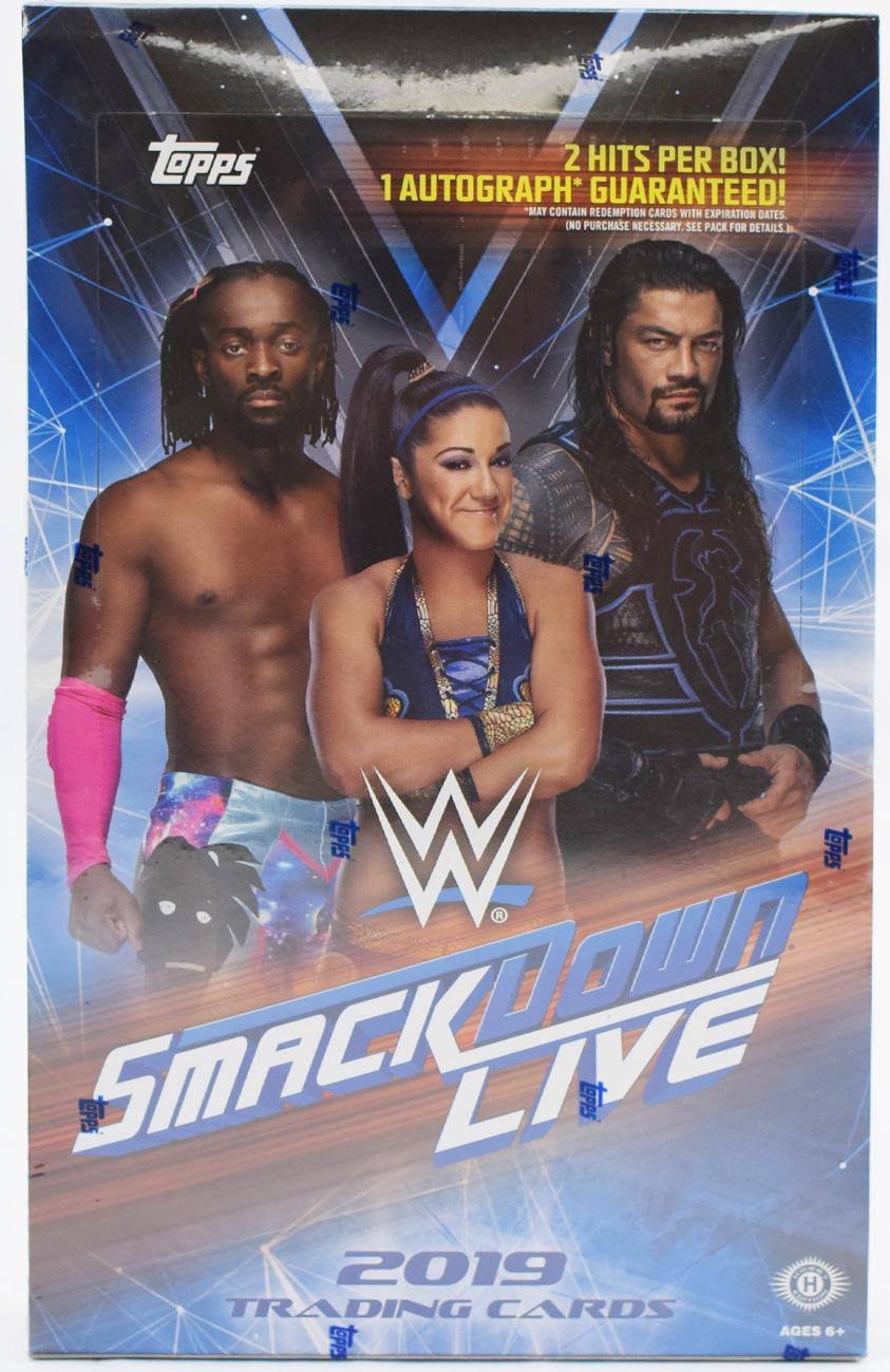 Topps 2019 WWE Smackdown Hobby Box